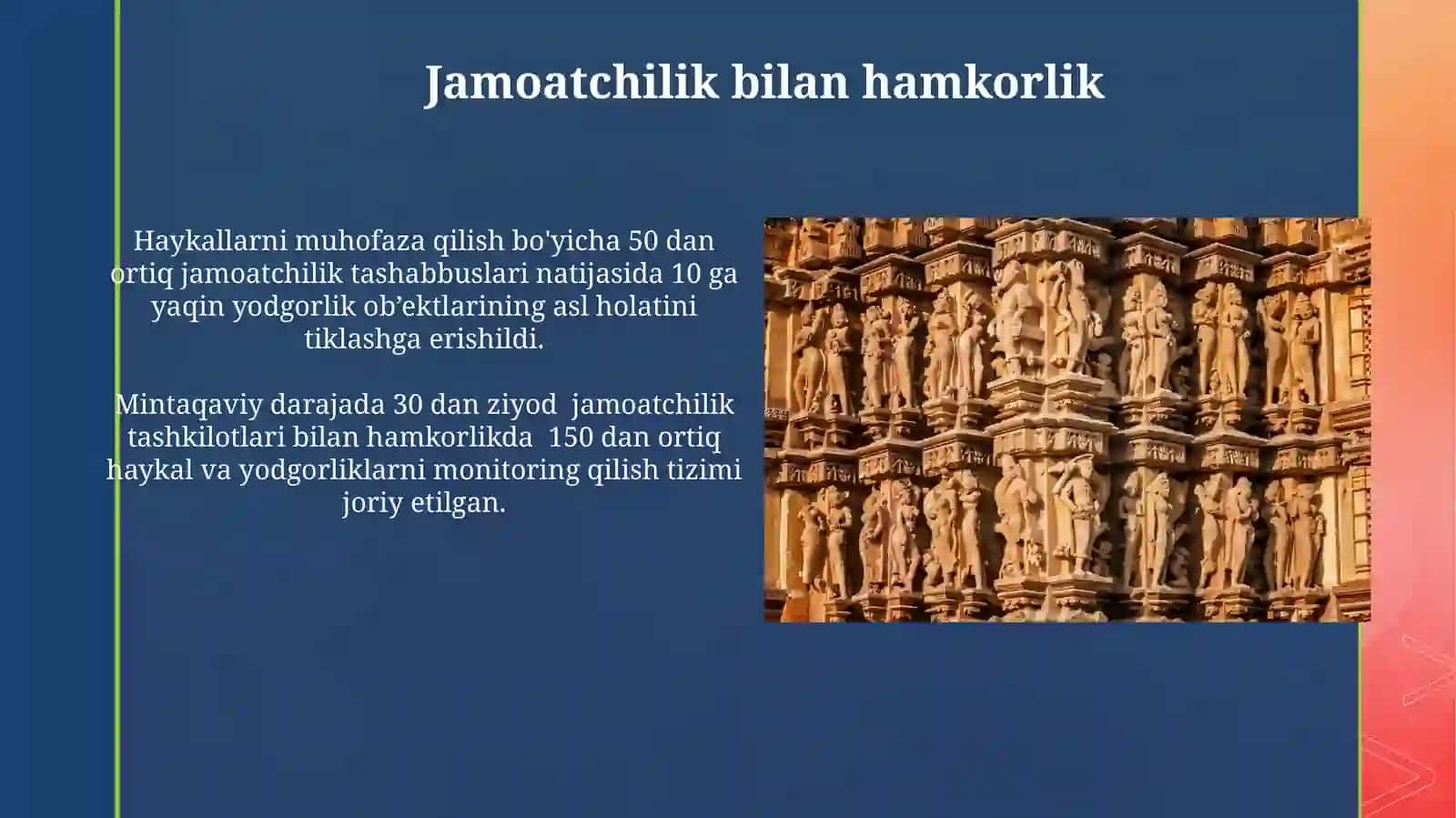 Devoriy suratlar haykallar muhofazasi va restavratsiyasi 4