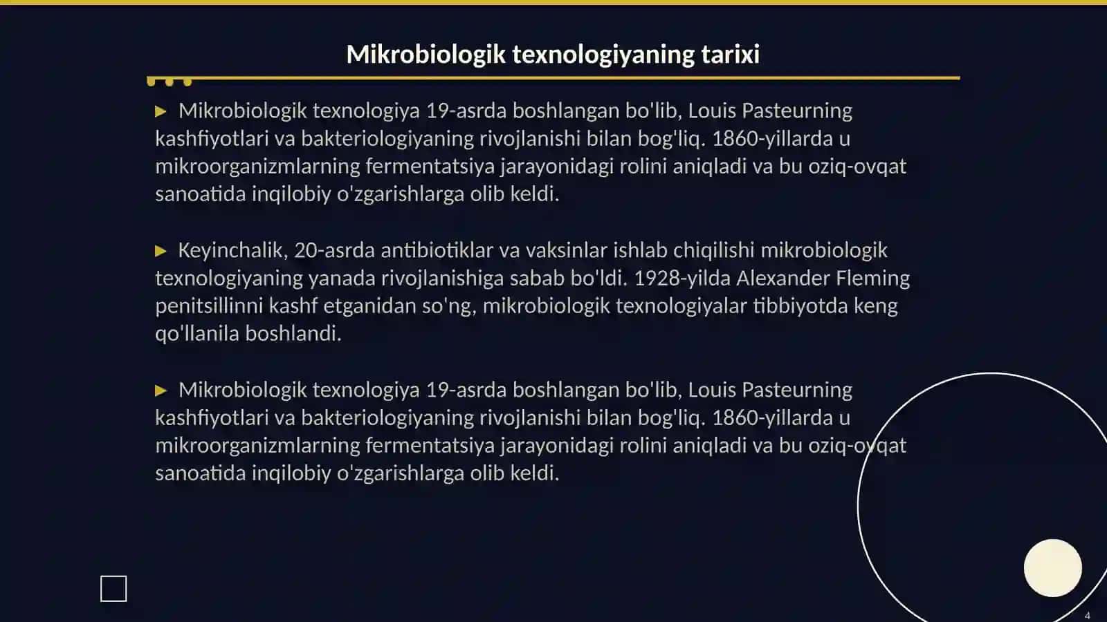 Mikrobiologik texnologiya 4