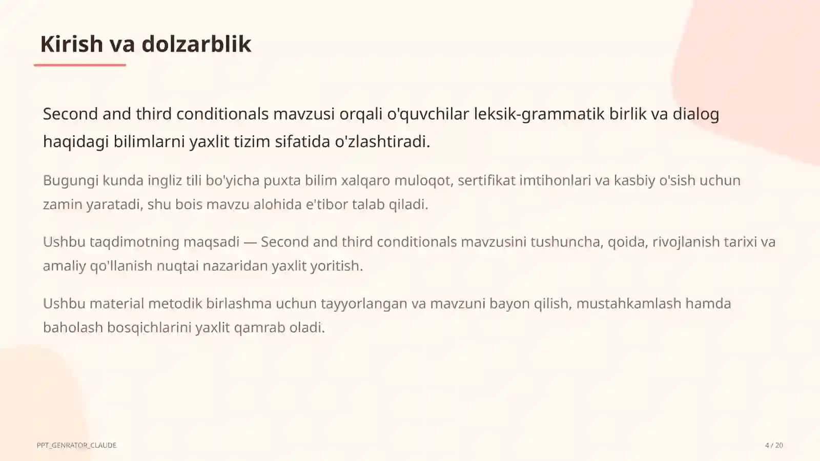 10-sinf Ingliz tili metodik birlashma 4