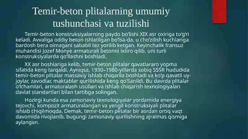 Temir-beton yopma plitalar 2 4