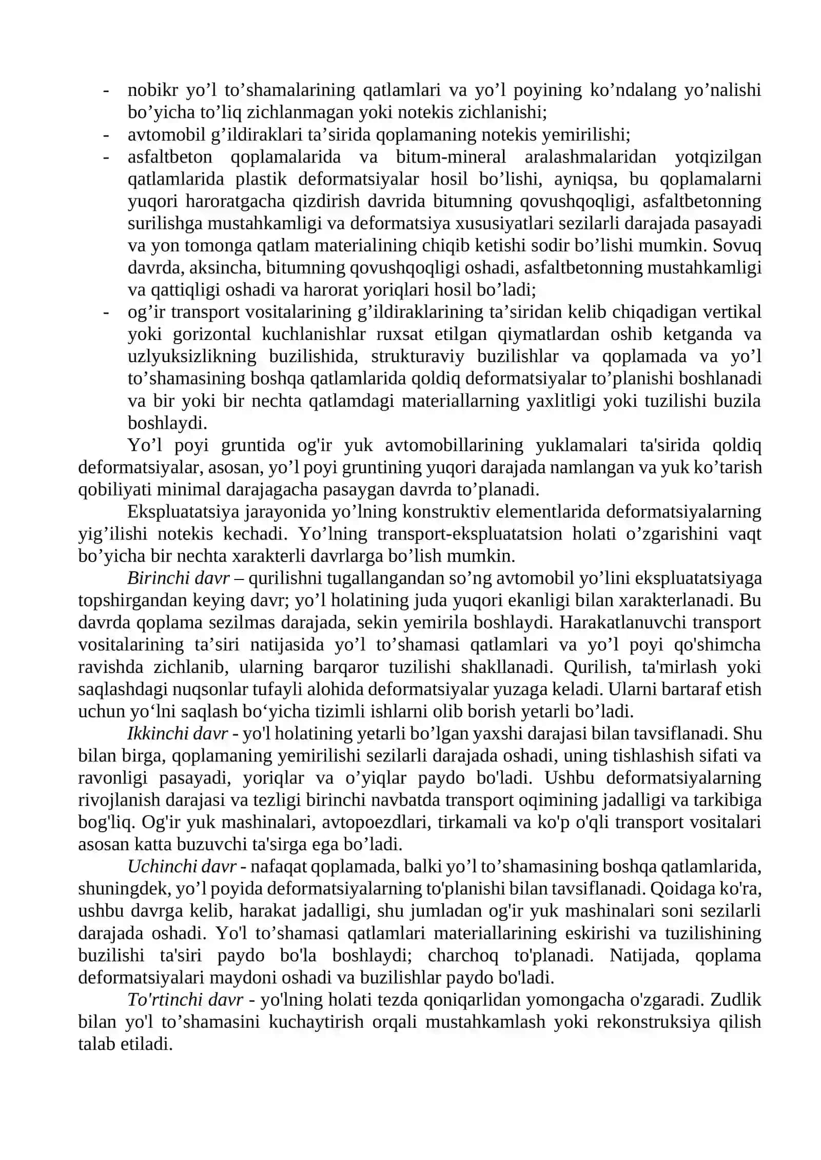Sementbeton qoplamalaridagi deformatsiya va buzilishlar 4