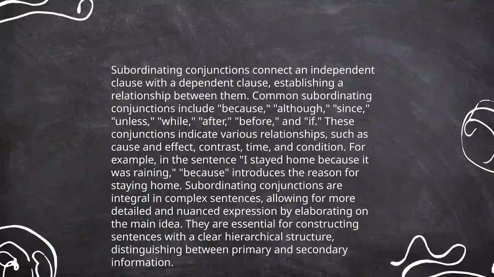 Linking words 4