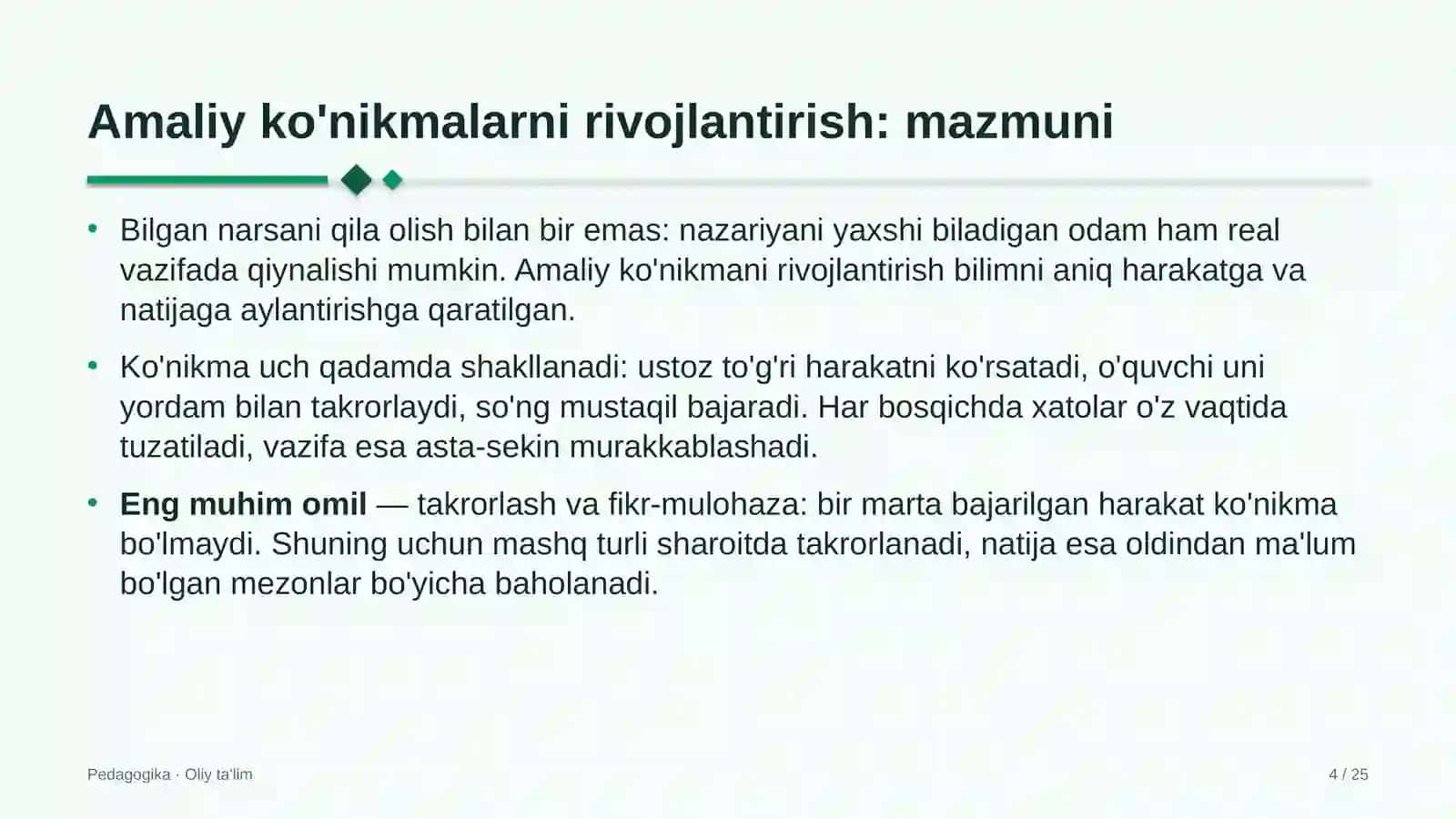 spa salonlarda amaliy ko'nikmalarni rivojlantirish 4925 4
