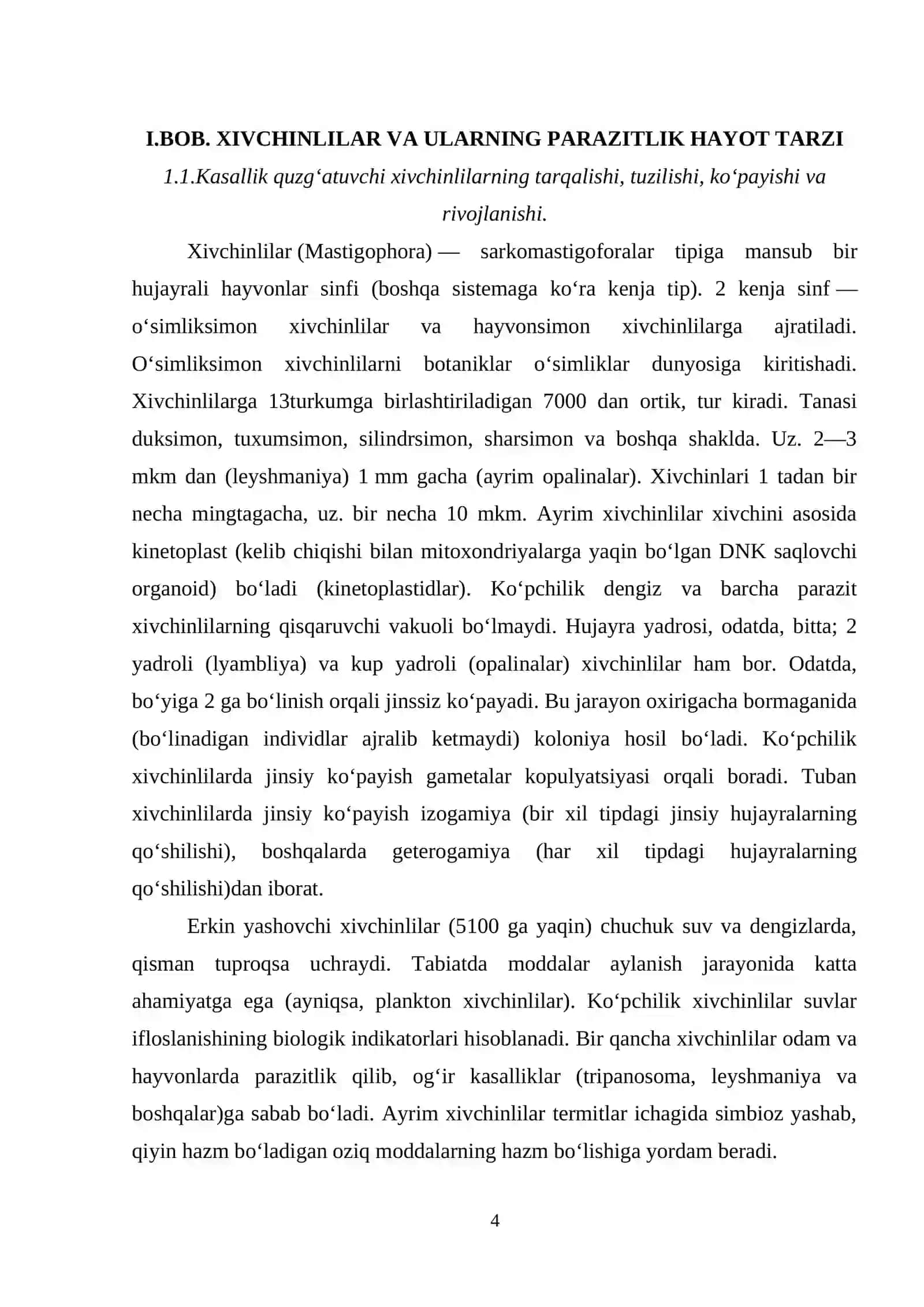 XIVCHINLILAR VA ULARNING PARAZITLIK HAYOT TARZI 4