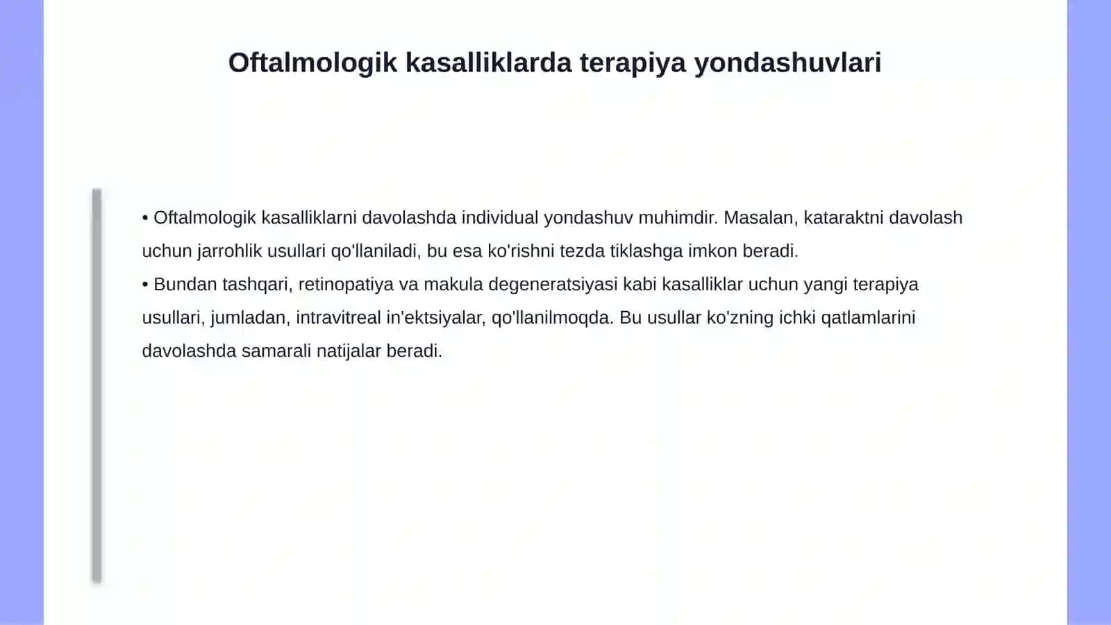 Oftalmologiya va otolaringologiyada qo'llaniladigan zamonaviy preparatlar 4