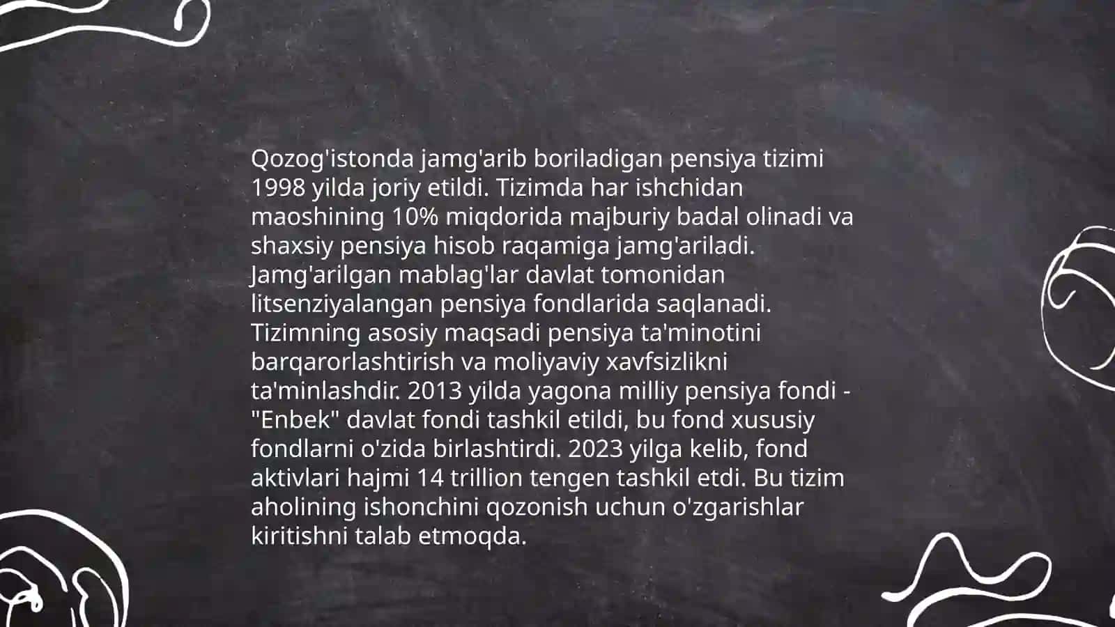 Qozog’iston Respublikasida jamg’arib boriladigan pensiyanig rivojlanishi va bosqichlari 4