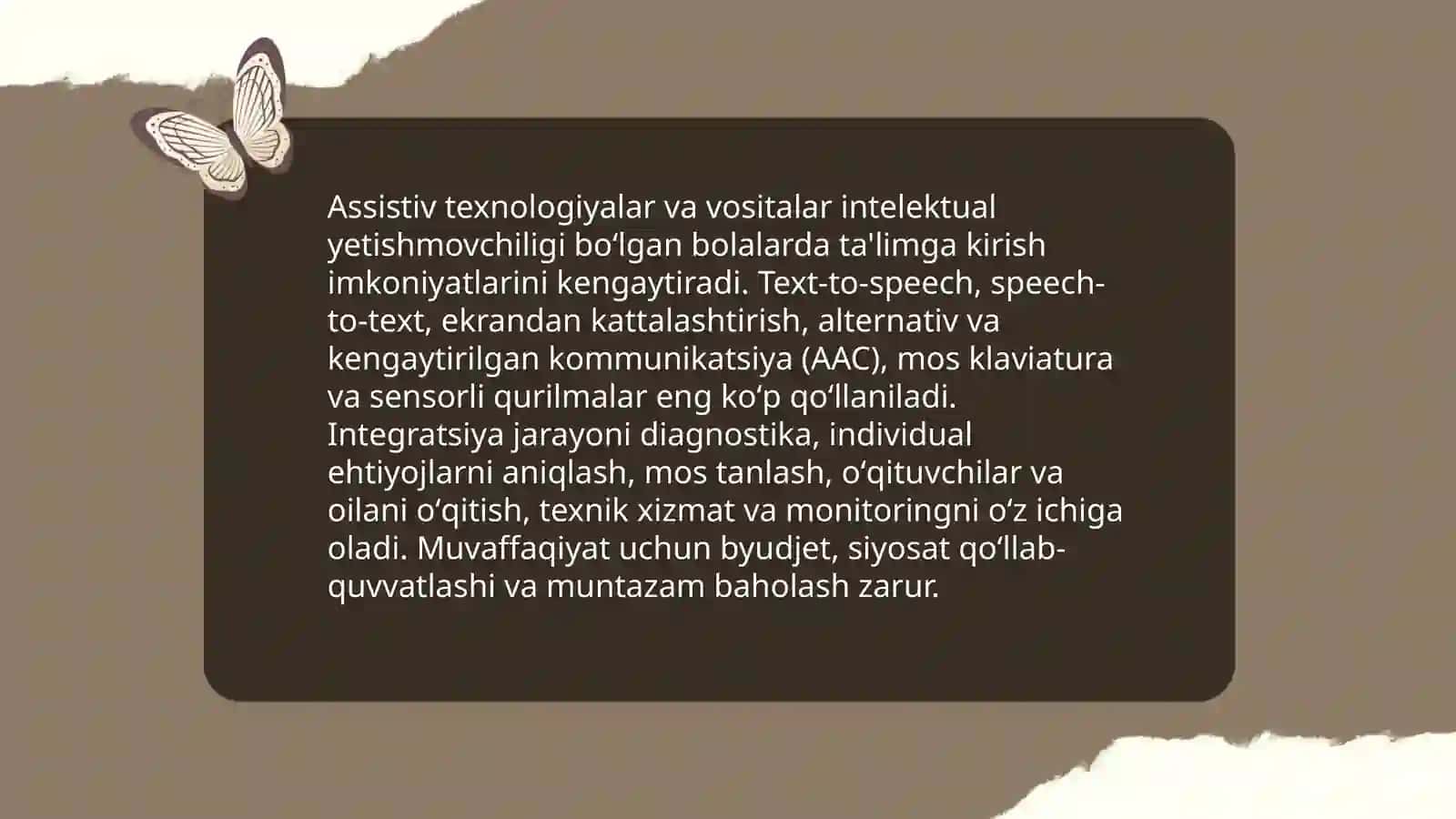 Inklyuziv taʼlim -dunyoqarash va taʼlimiy konsepsiya sifatida 4