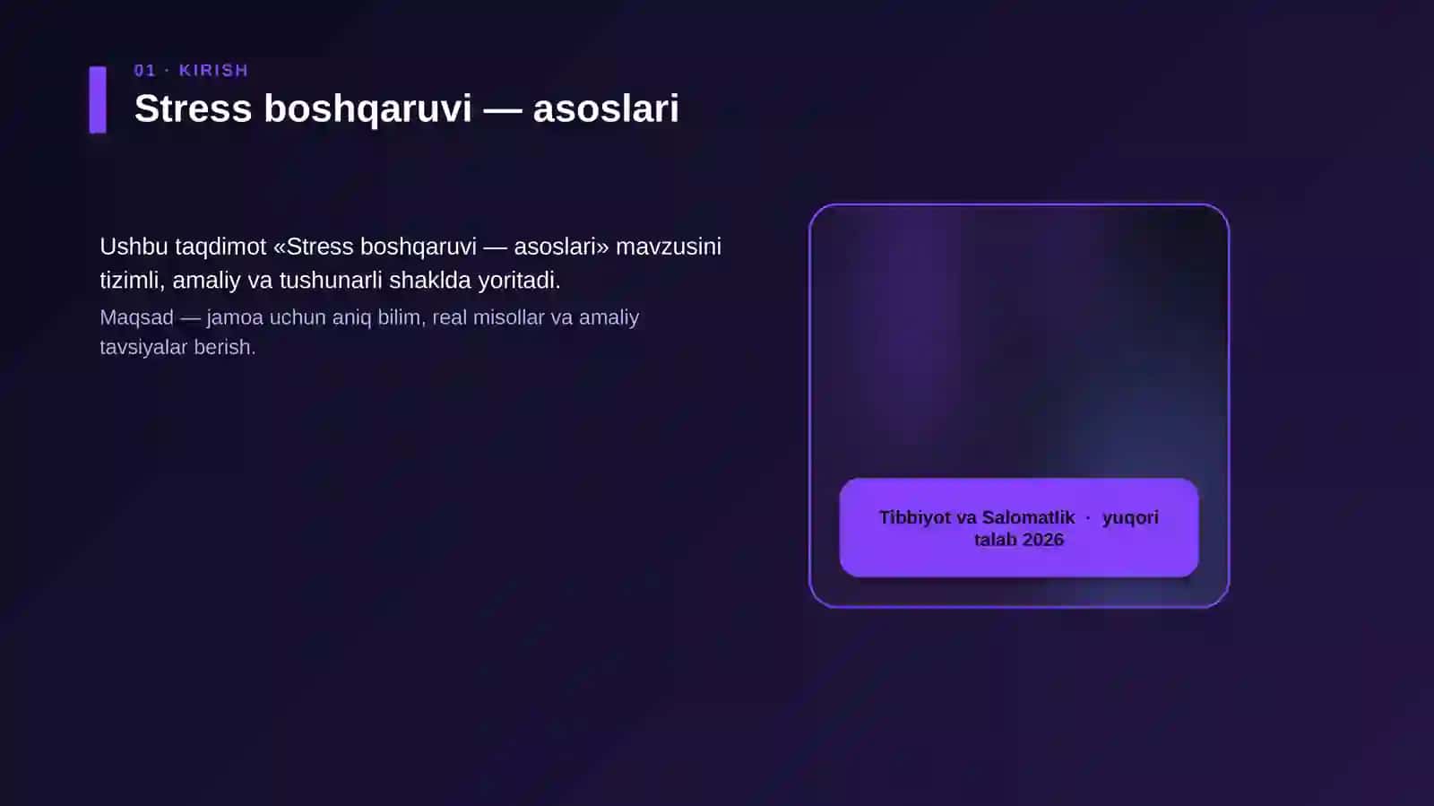 Stress boshqaruvi — asoslari 4