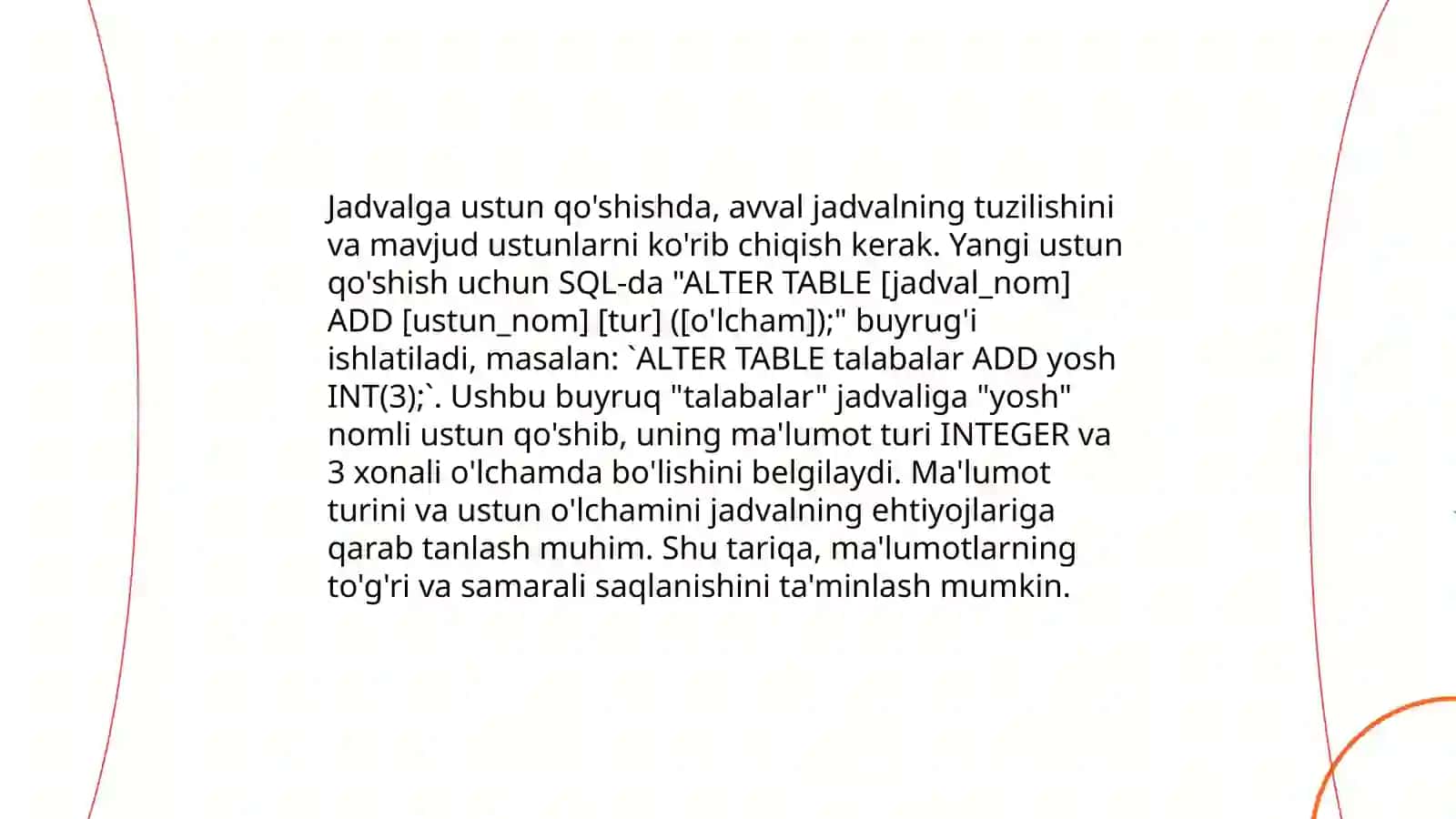 Word tahrirlagichida jadval yaratish va formatlash 4