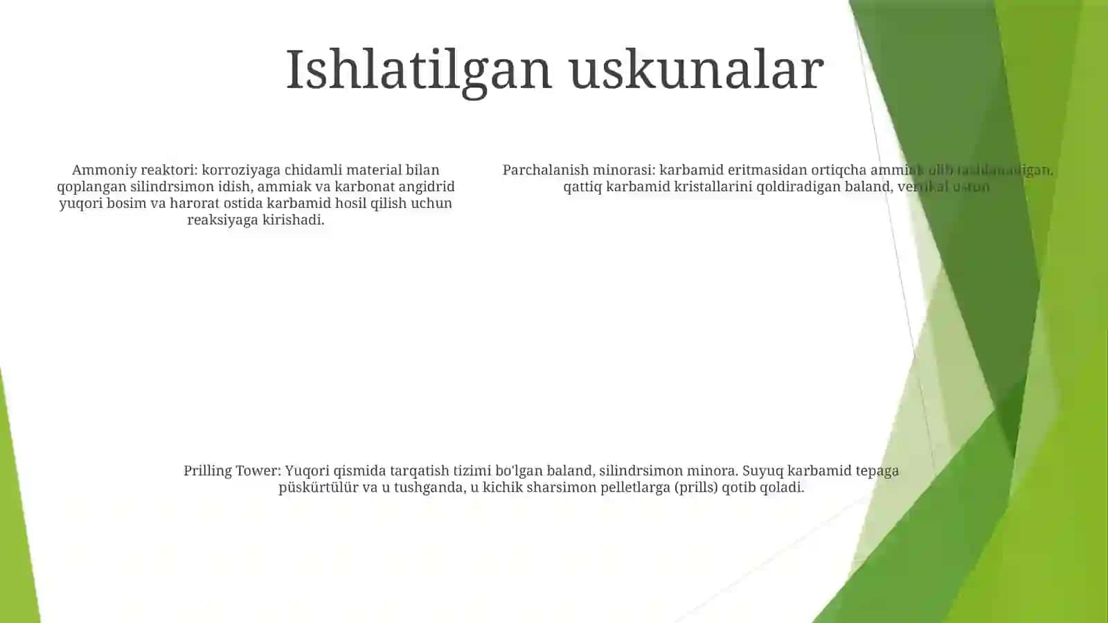 Karbamid Ishlab Chiqarishning Texnologik Sxemasi 4