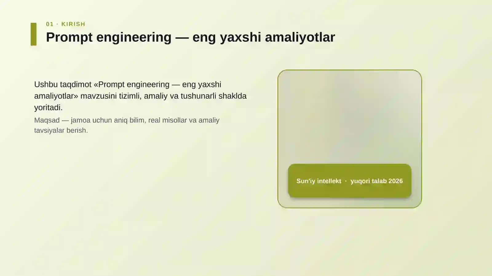 Prompt engineering — eng yaxshi amaliyotlar 4
