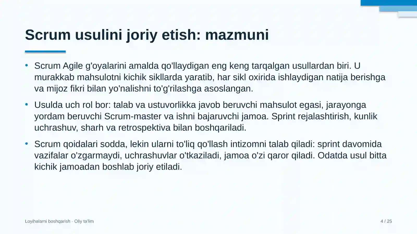 Radiostansiyalarda Scrum usulini joriy etish 4