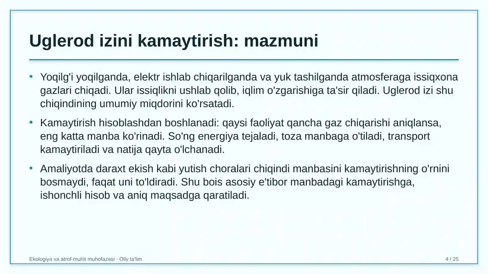Choyxonalarda uglerod izini kamaytirish 4