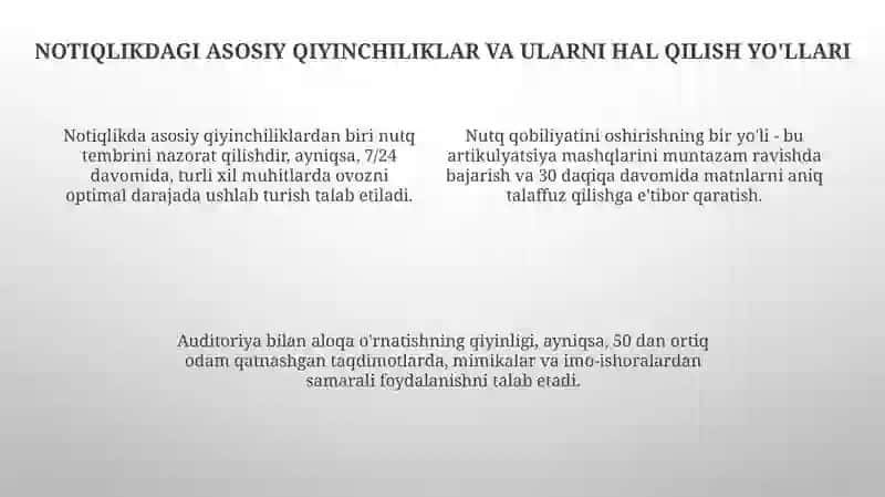 Nutq madaniyatining amaliy jihatdan xilma-xil muammolari 4