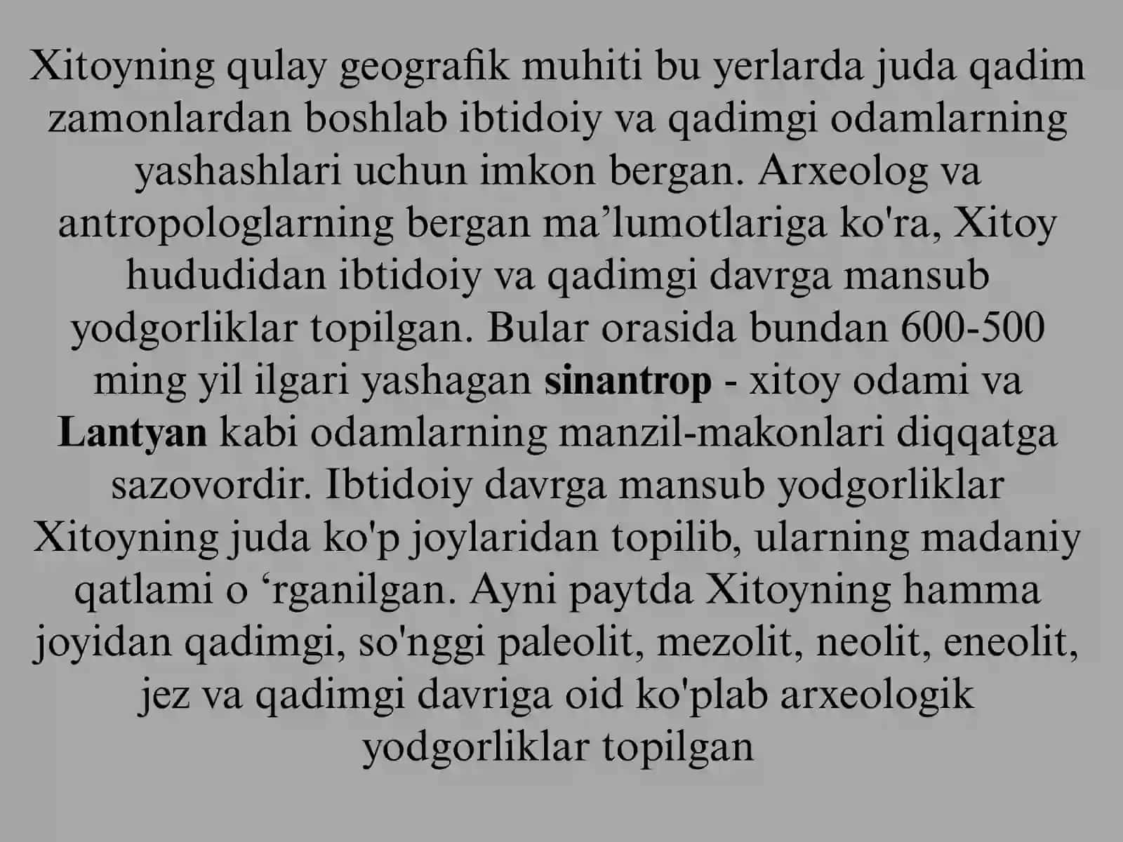 QADIMGI XITOY. (Tarix) 4