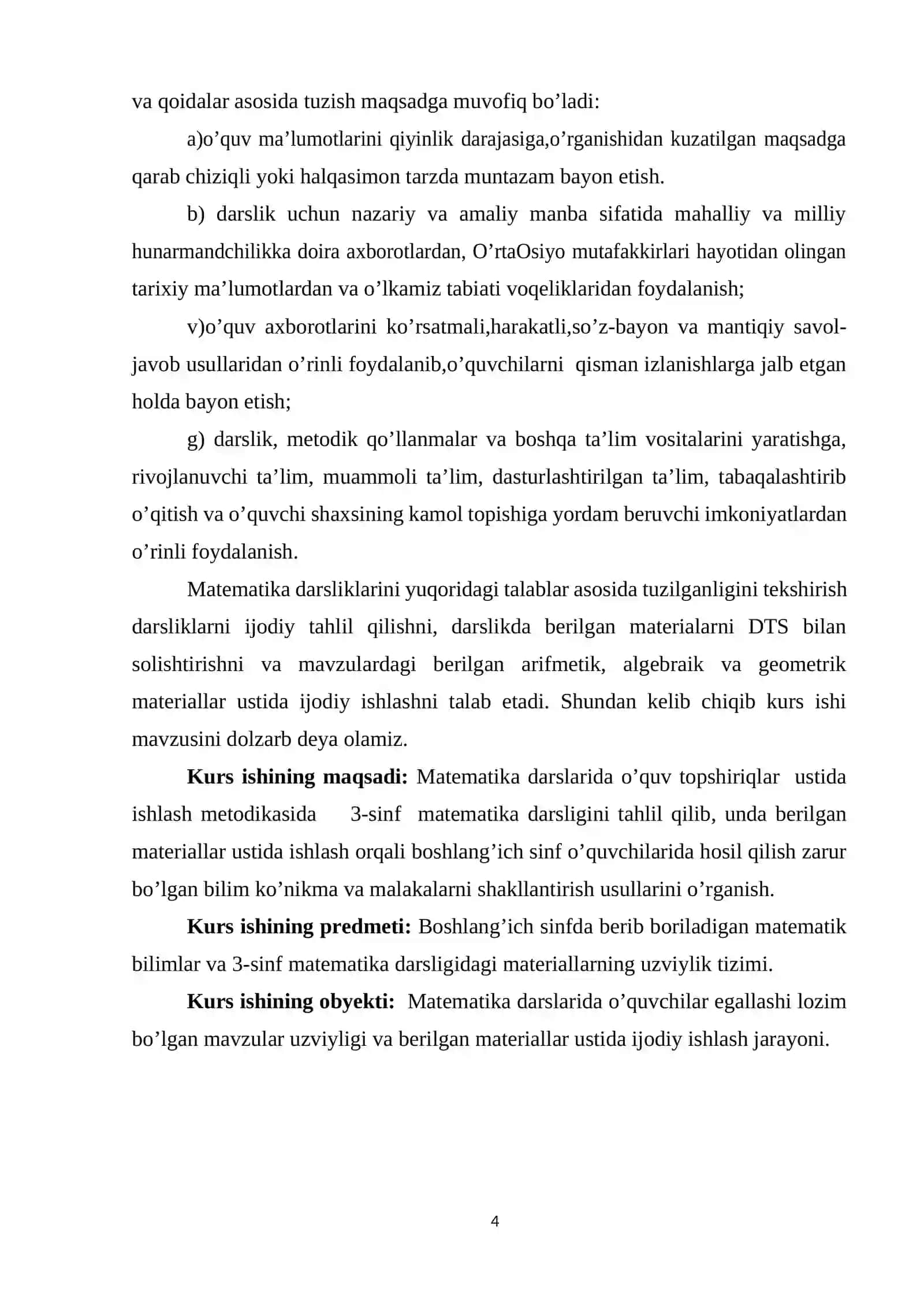 3-Sinf Matematikadan Tafakkurni Mantiqiy Fikrlashga Rivojlantiruvchi Ijodiy Topshiriq Tarzida Islash Metodikasi 4