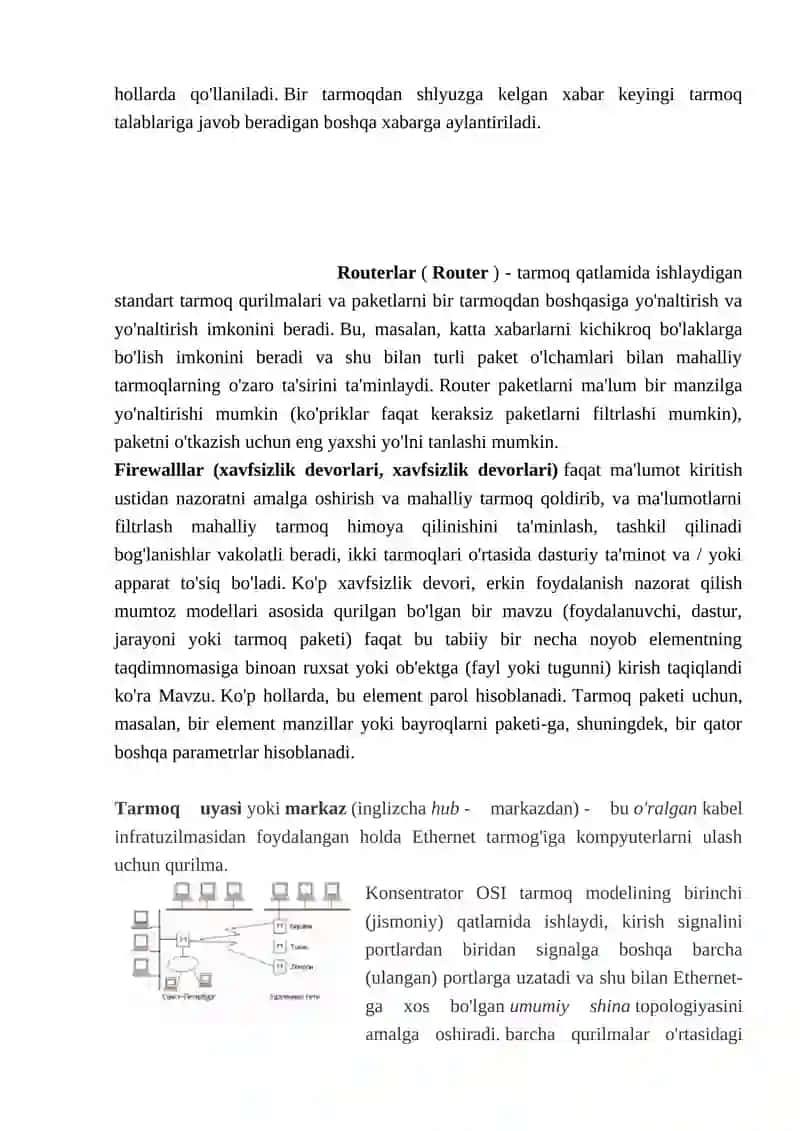 Tarmoq uskunalari 4