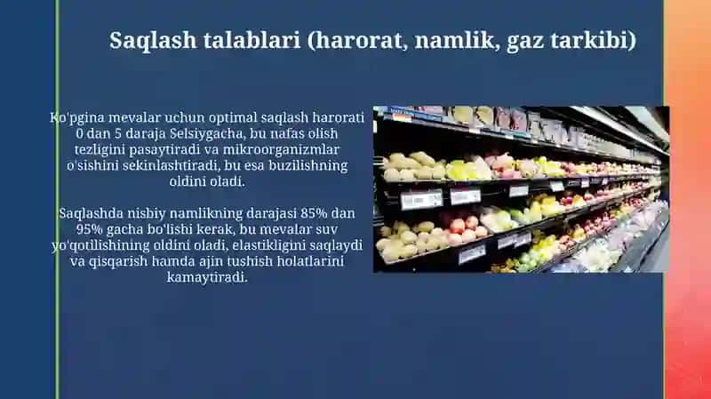 Mevalarni doimiy saqlash 4