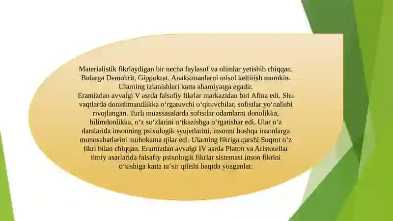 Psixalogiya nazariyasi va tarixi fanidan tayyorlagan taqdimoti 4