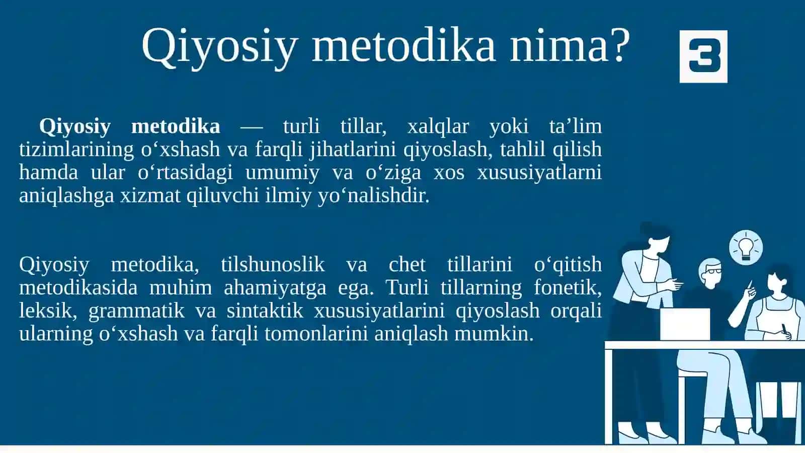 XORIJIY TILLARNI O‘QITISH METODIKALARI 4