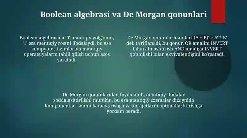 Asosiy logik qurilmalar 4