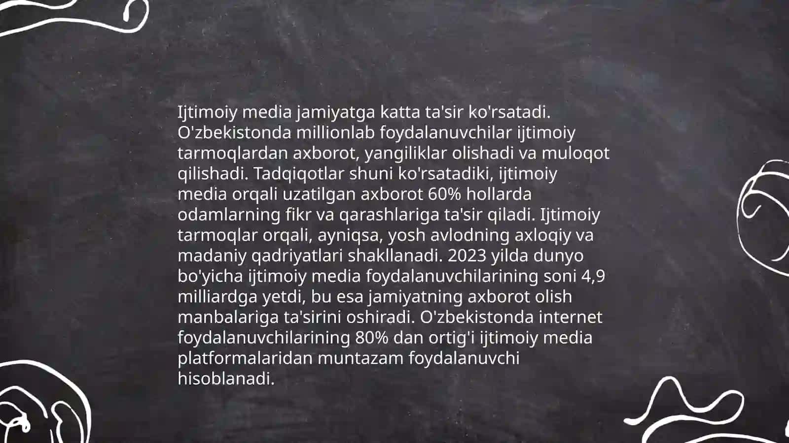 Ijtimoiy mediani baholash 4