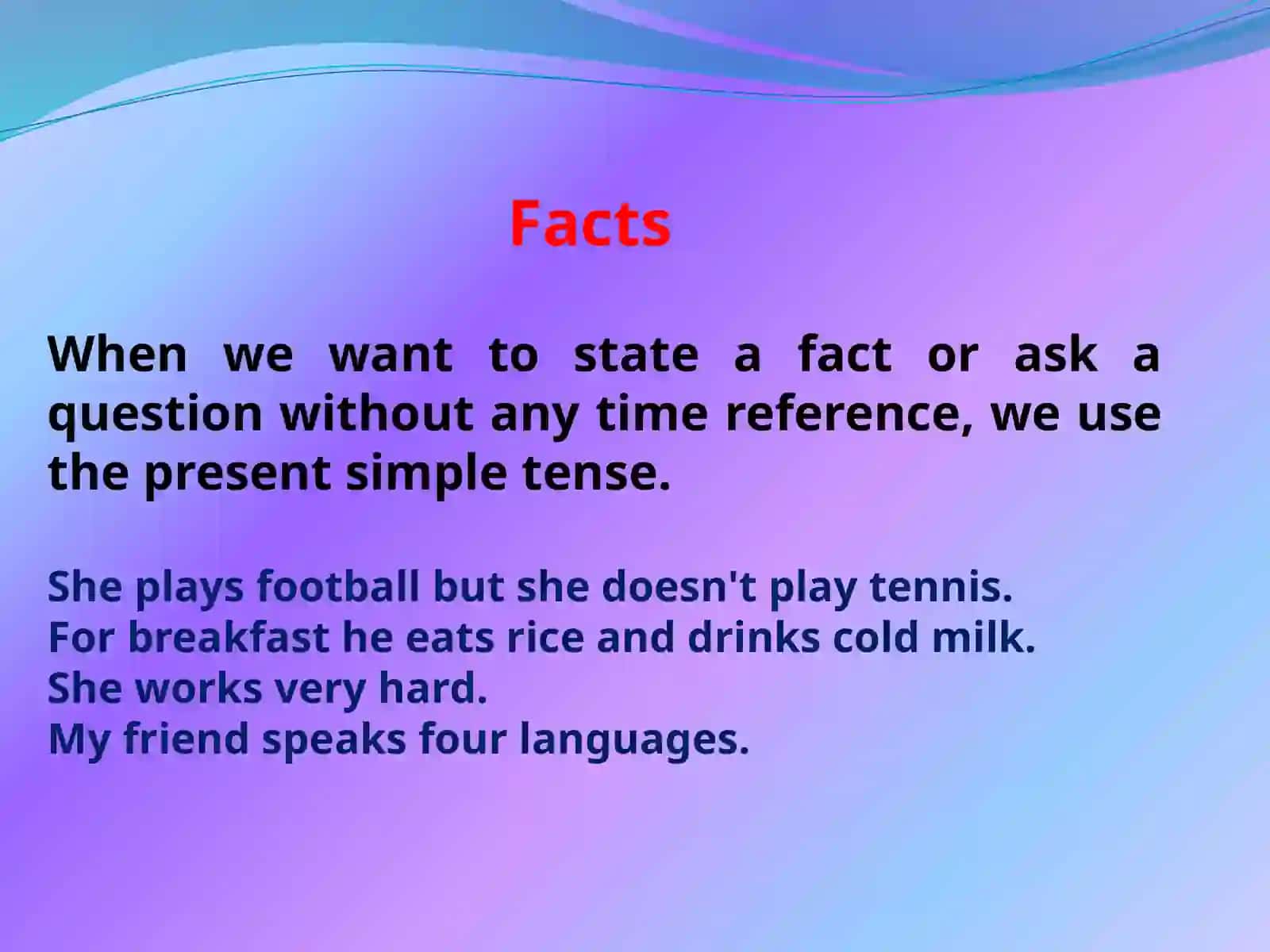 Present Simple Tense 4