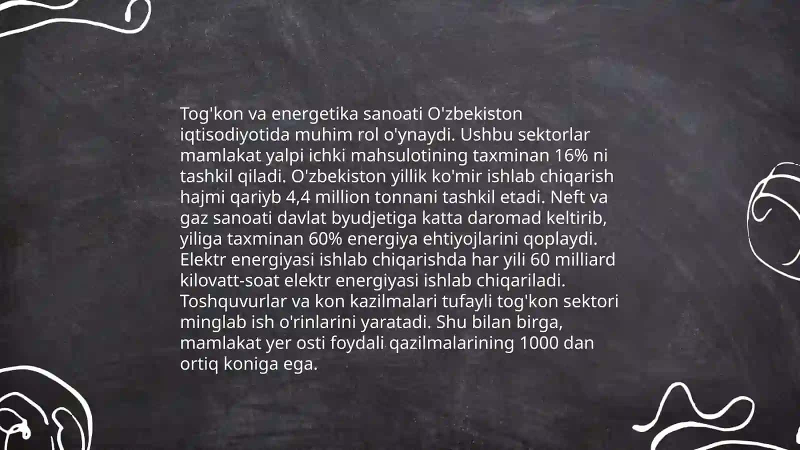 O'zbekistonda energetikaning o'rni 4
