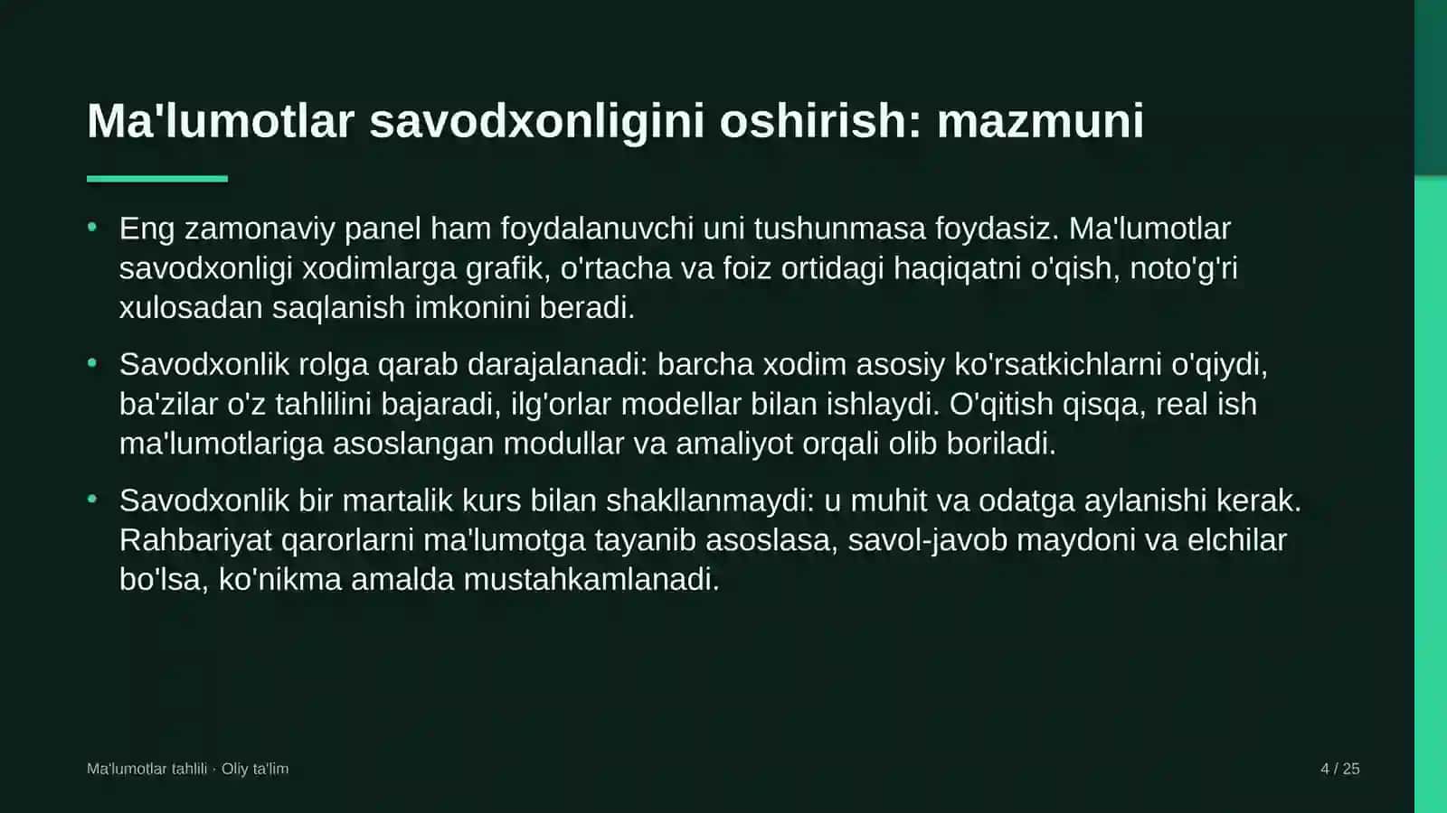 dorivor o'simliklar yetishtirishda xodimlarning ma'lumotlar bilan ishlash savodxonligini oshirish 1860 4