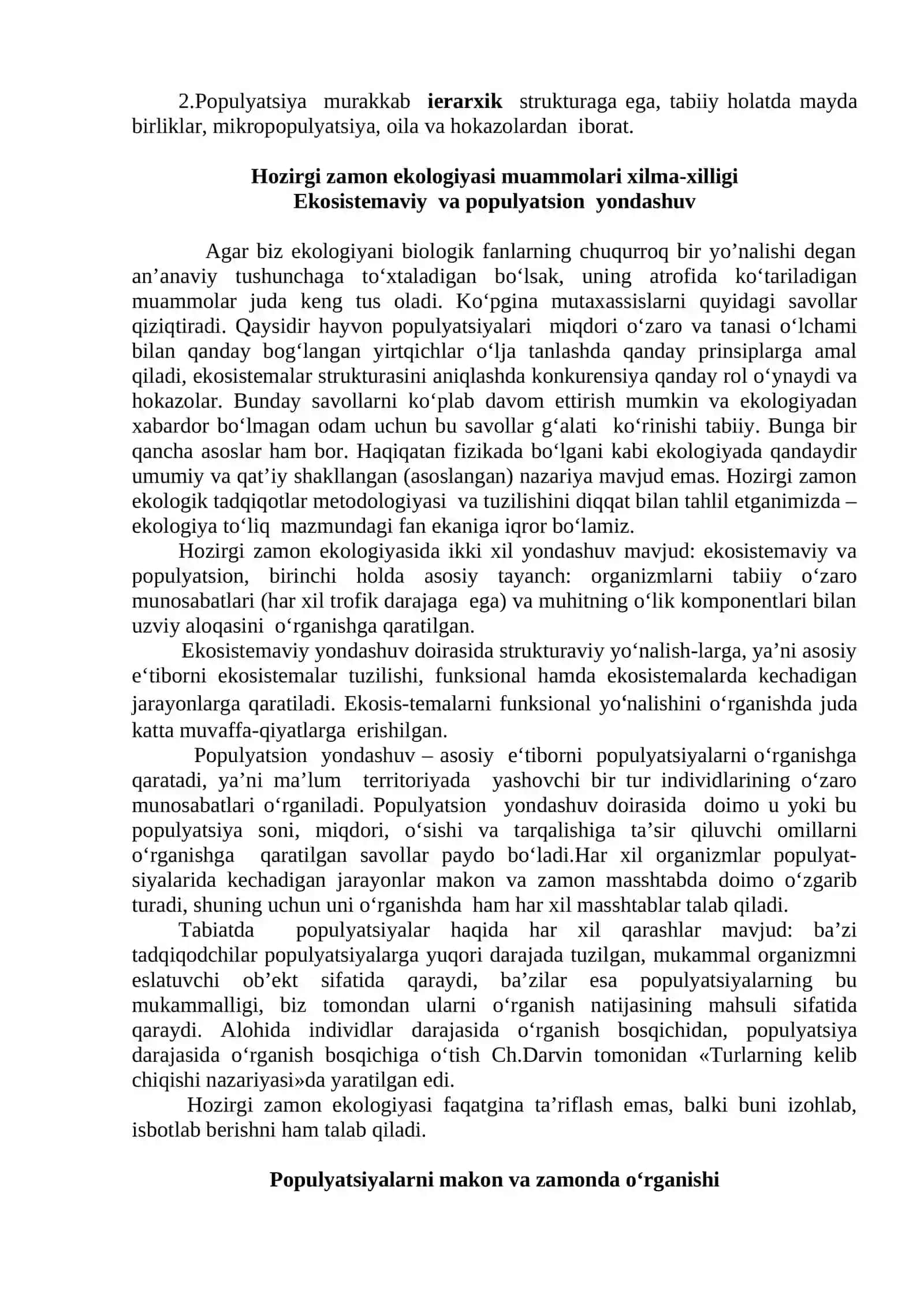 POPULYATSIYALAR EKOLOGIYASI 4