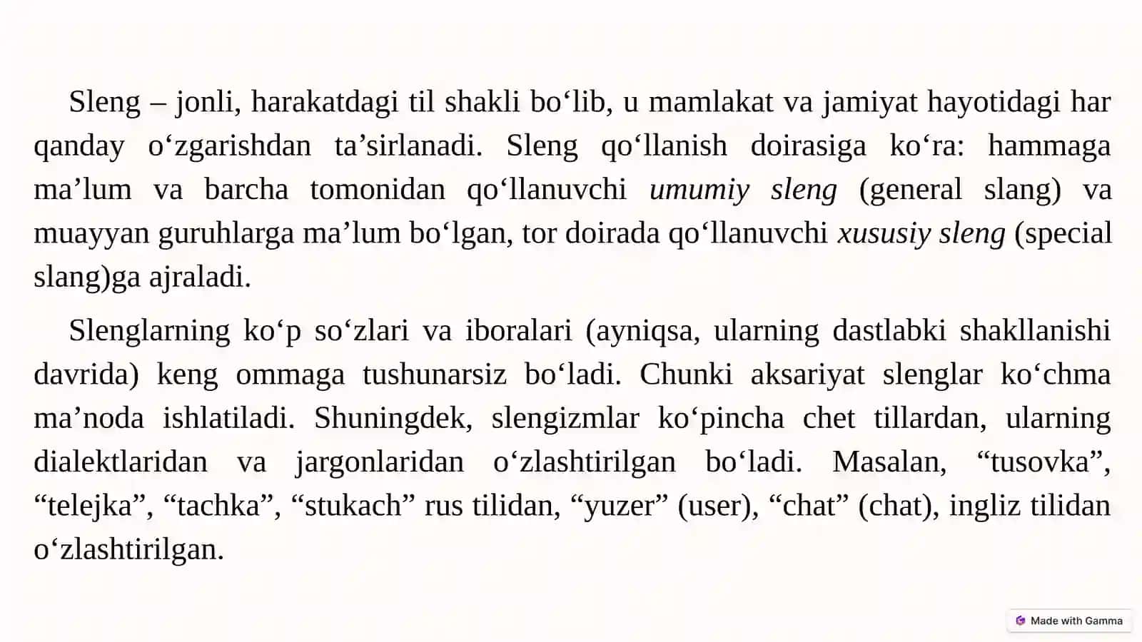 Sleng Muammolari 4