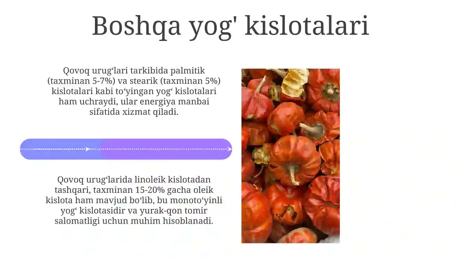 Linoleik kislotaning sog'liq uchun foydalari 4