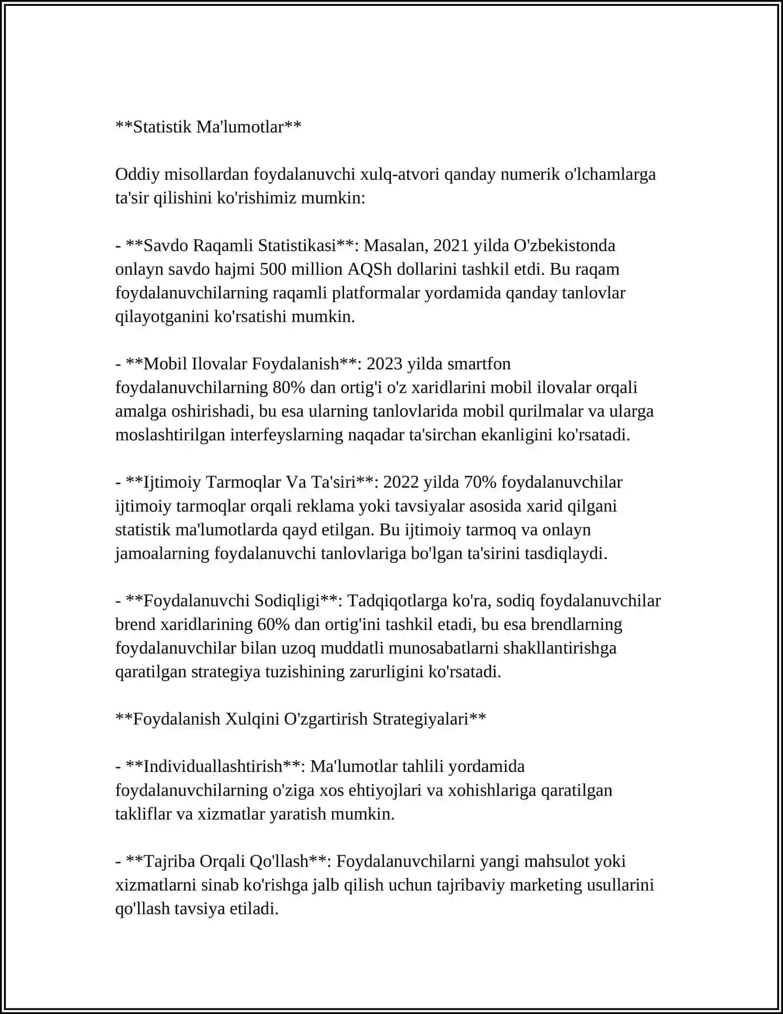 ISTE'MOLCHI HULQI NAZARIYASINING ASOSIY HOLATI 4
