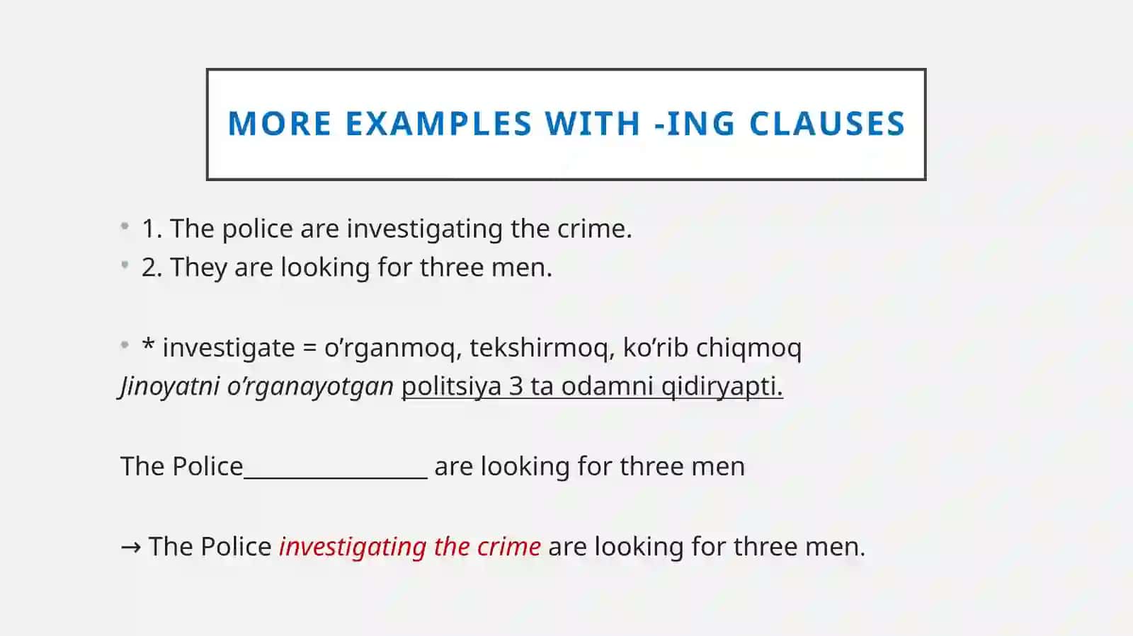 ingand -ed Clauses 4