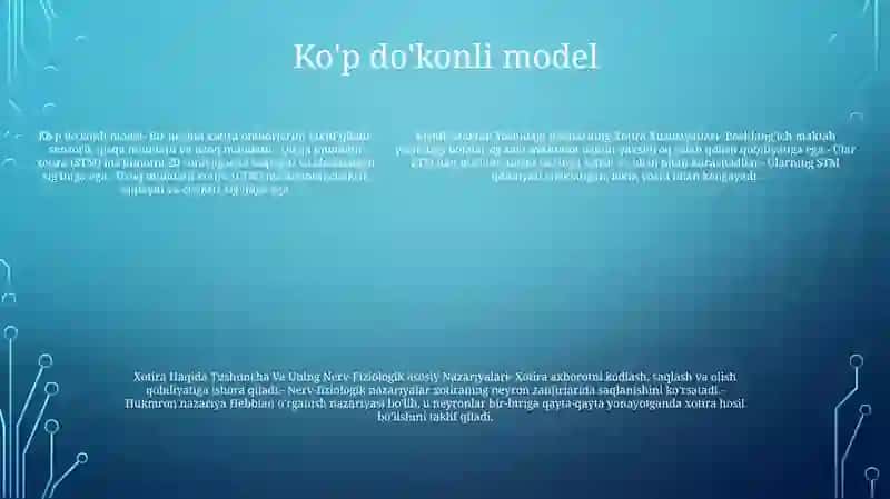 Kichik Maktab Yoshidagi Bolalarning Xotira Xususiyatlari 4