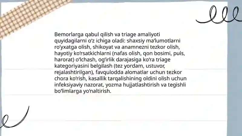 Palikilinikada UMMUMIY AMALIYOT 4