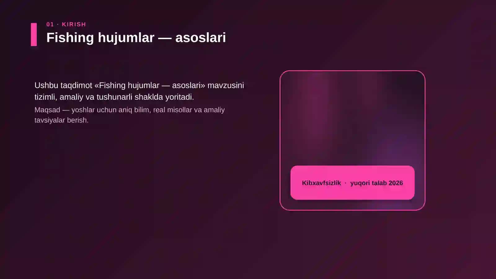 Fishing hujumlar — asoslari 4
