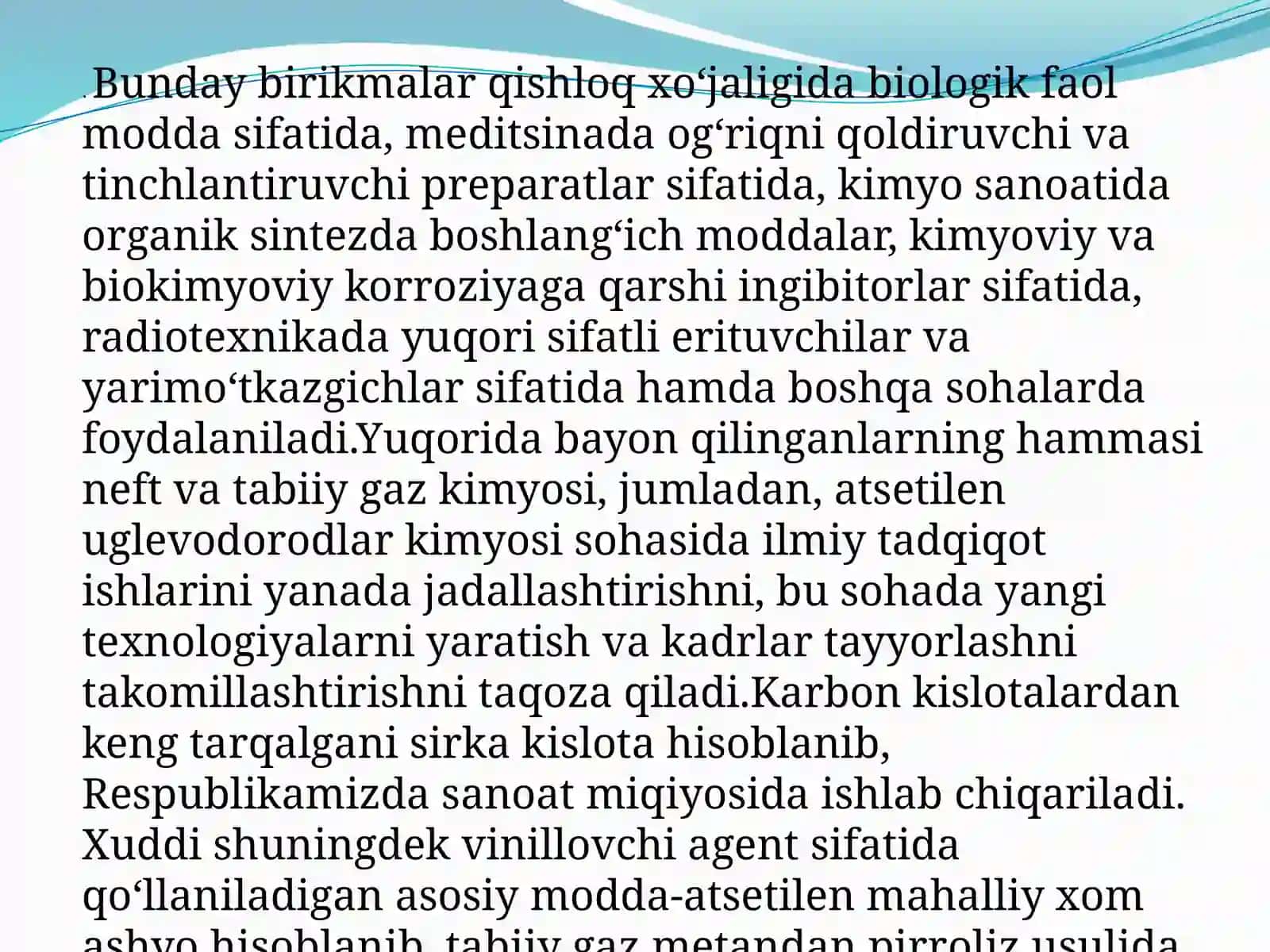 Kimyo Guruhiga Kirish 4