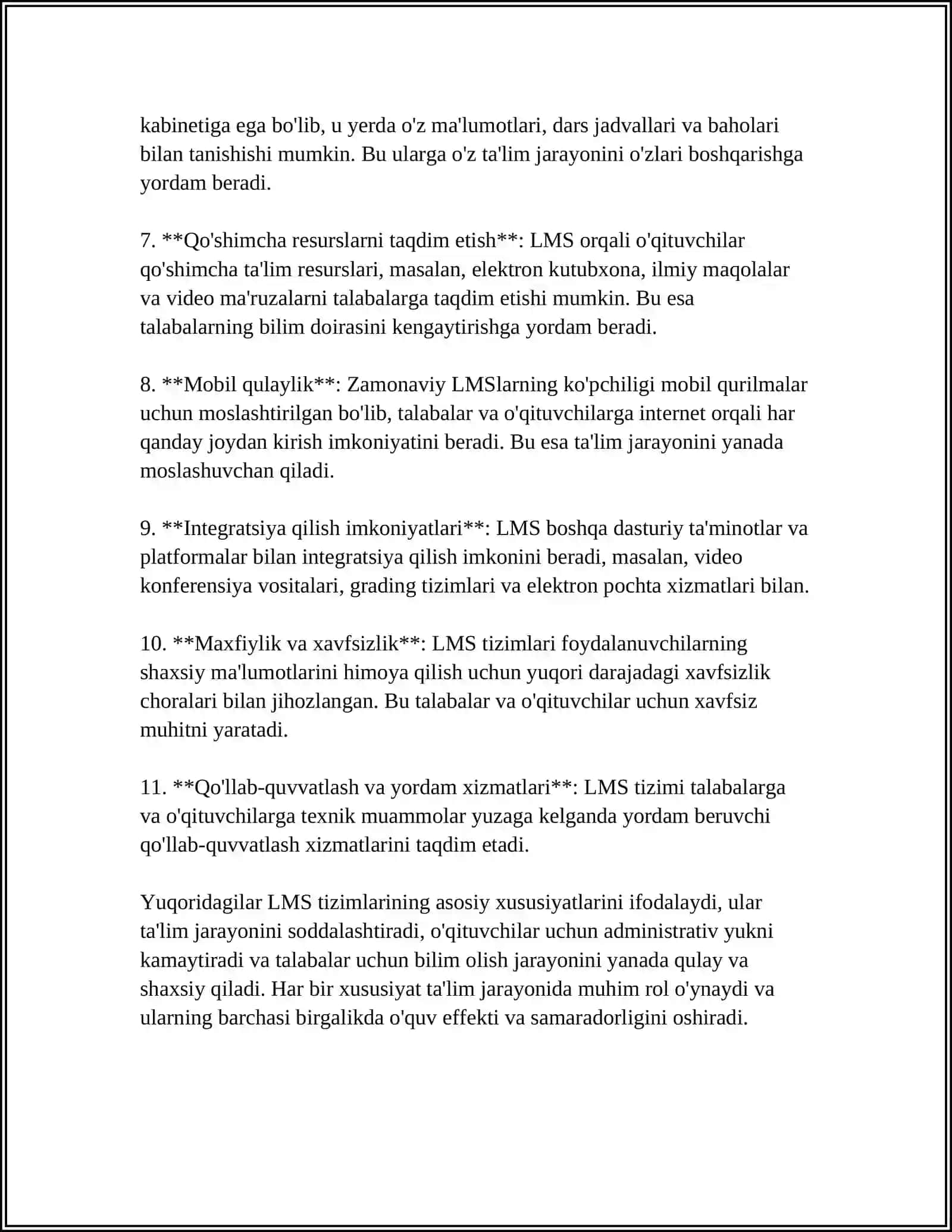 LMS (LEARNING MANAGEMENT SYSTEMS)-TA'LIMNI BOSHQARUV TIZIMLARI 4