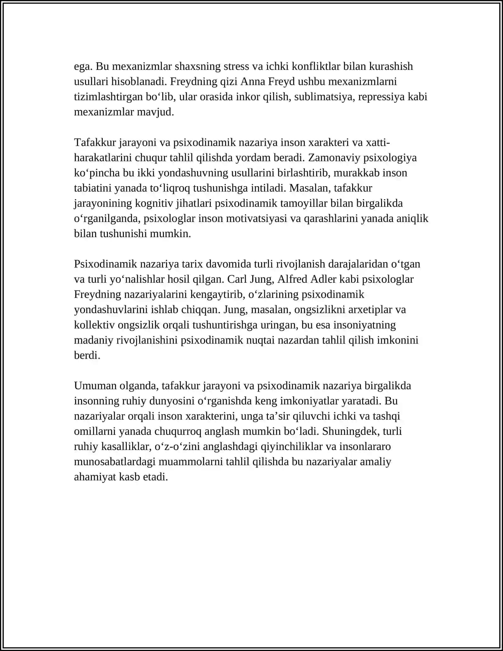 TAFAKKUR BORASIDAGI PSIXOLOGIK NAZARIYALAR 4