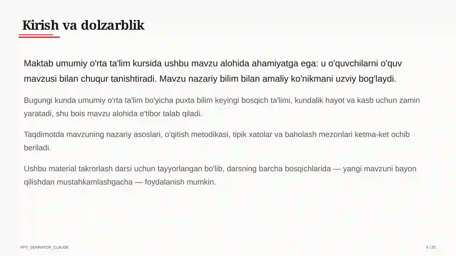 Geografiya 11-sinfgacha: o'lkashunoslik loyihalari va xarita bilan ishlash 4