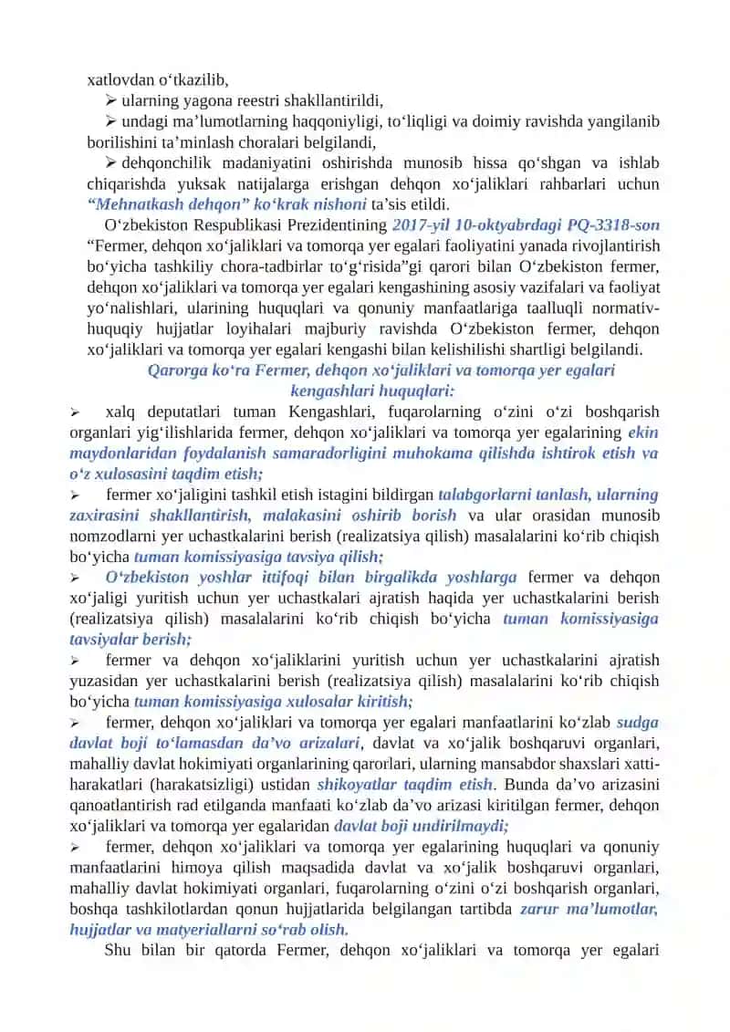 DEHQON XO‘JALIGINING HUQUQIY HOLATI 4