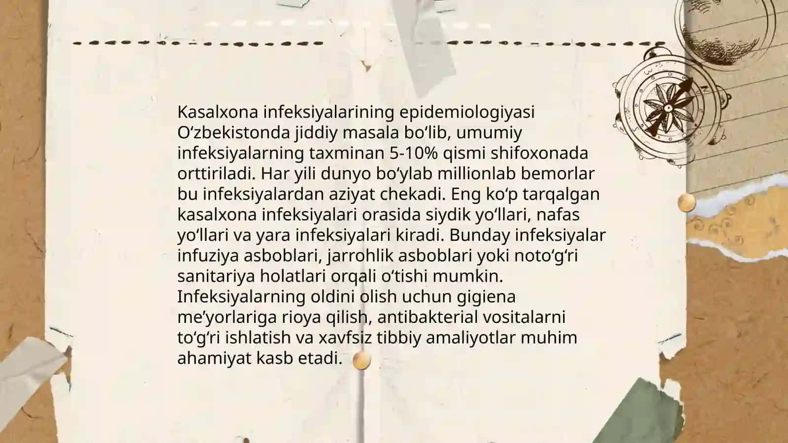 Kasalxona ichki infeksiyasiyalarini o'rganish 4