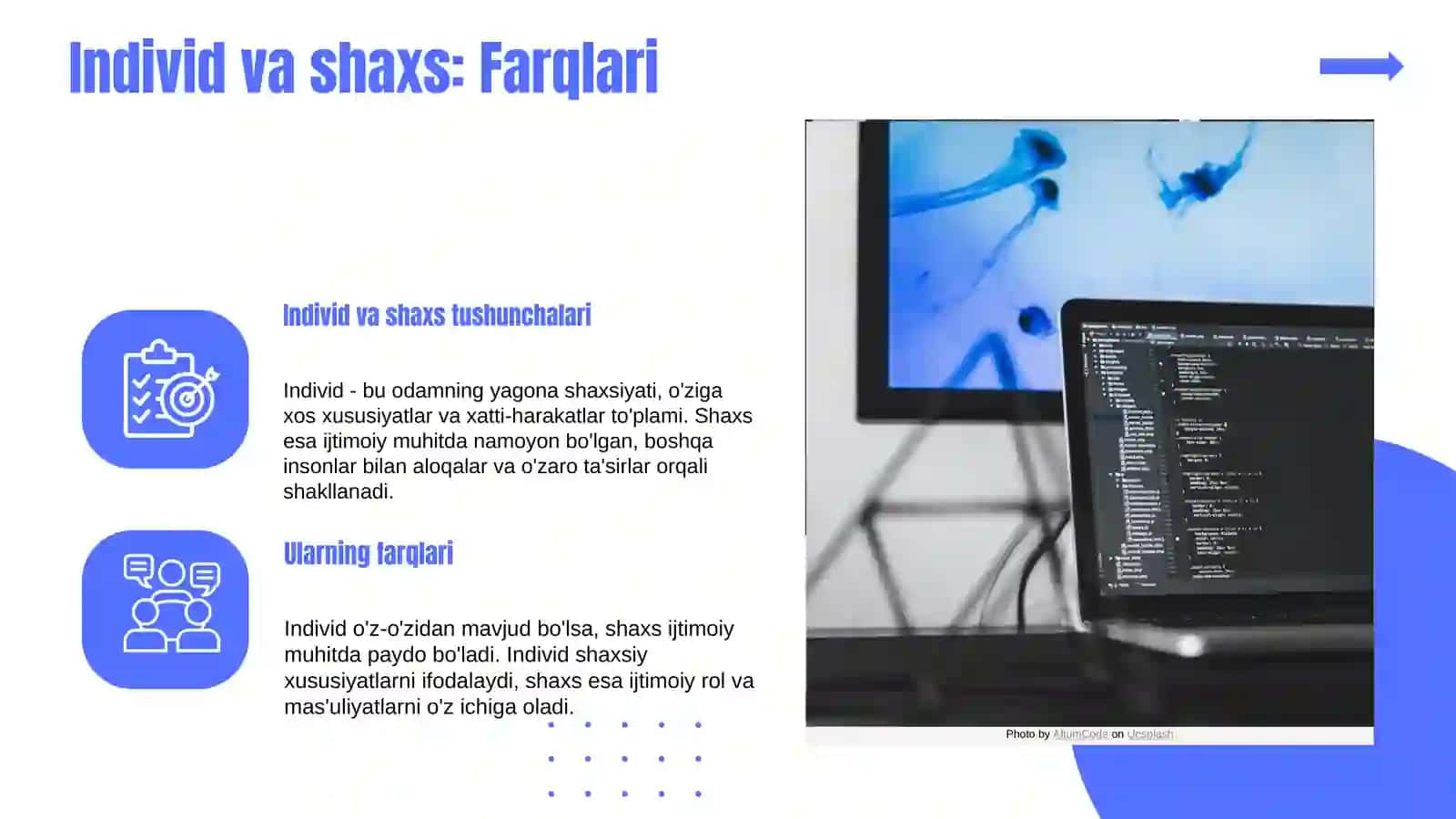 Individ shaxs individualik tushinchasi 4