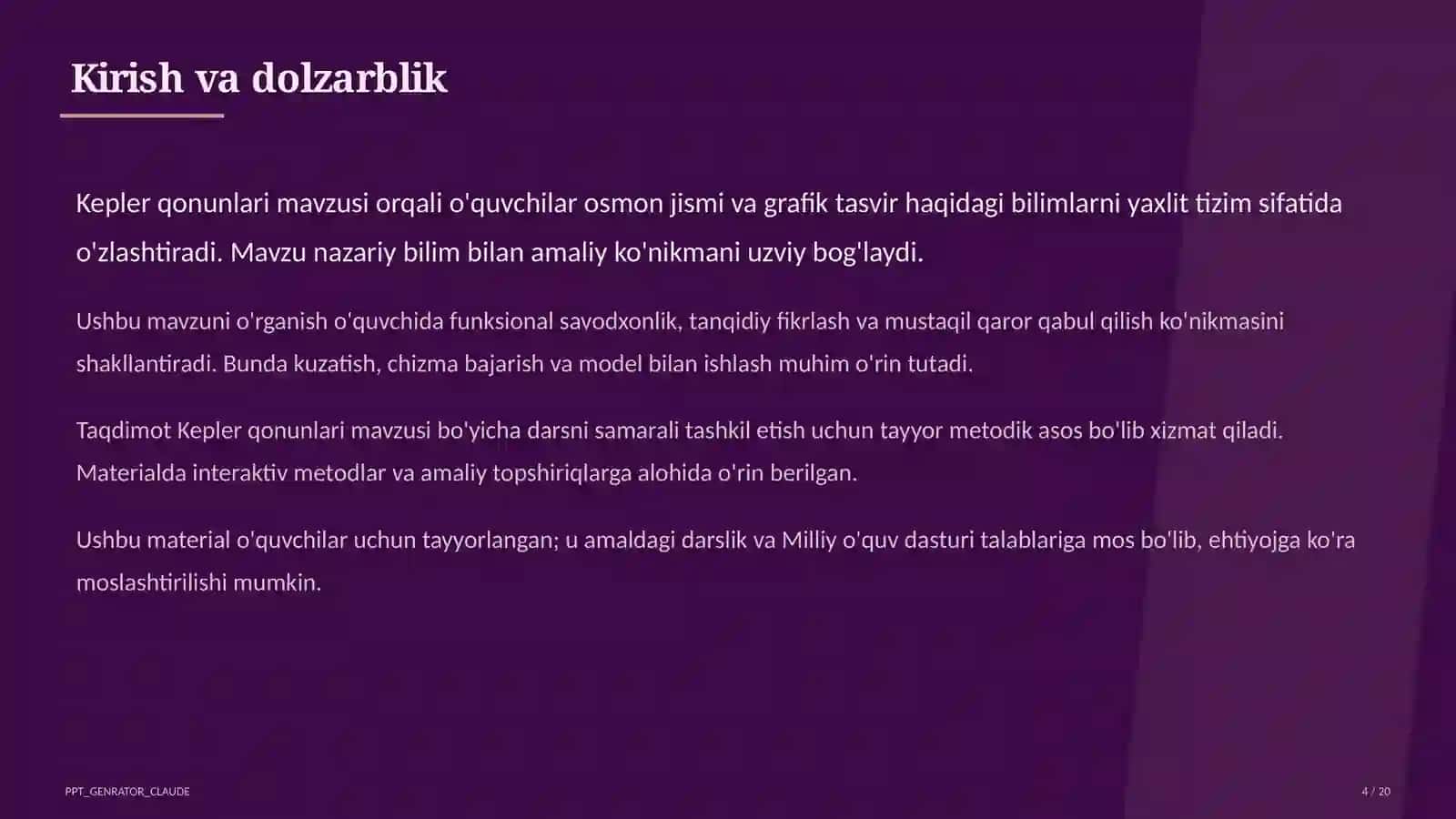 Kepler qonunlari (10-sinf) 4