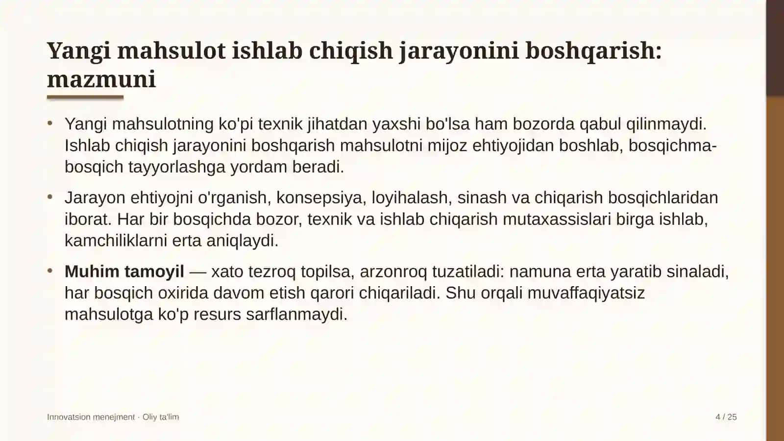 fuqarolik holati dalolatnomalarini yozish organlarida yangi mahsulotlarni ishlab chiqish jarayonini boshqarish 5701 4
