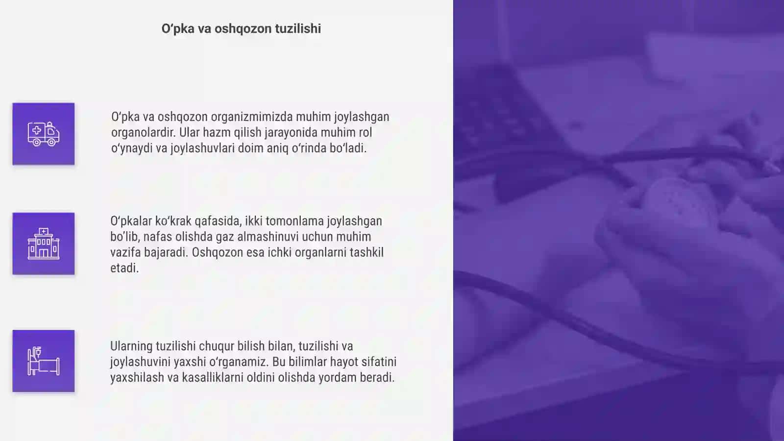 Ovqat hazm qilish a'zolarini tuzilishi joylashuvini oʻzganish 4