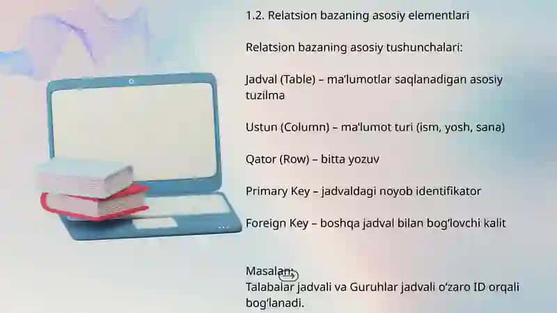 Relatsion va NoSQL bazalar farqi 4