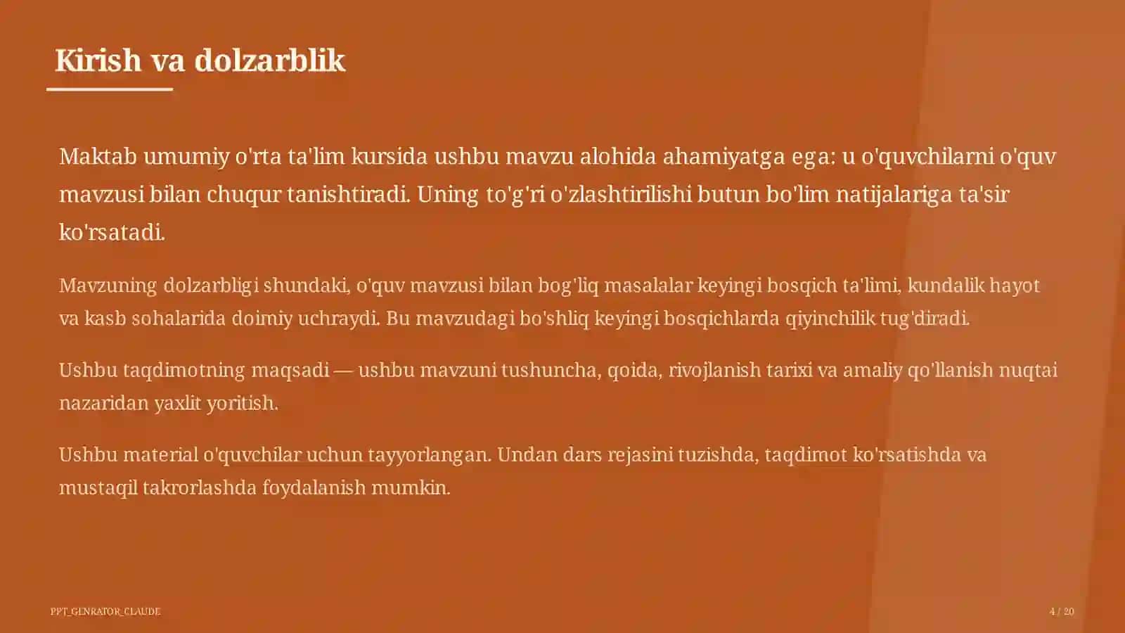 Universal ta'lim dizayni (UDL) 4