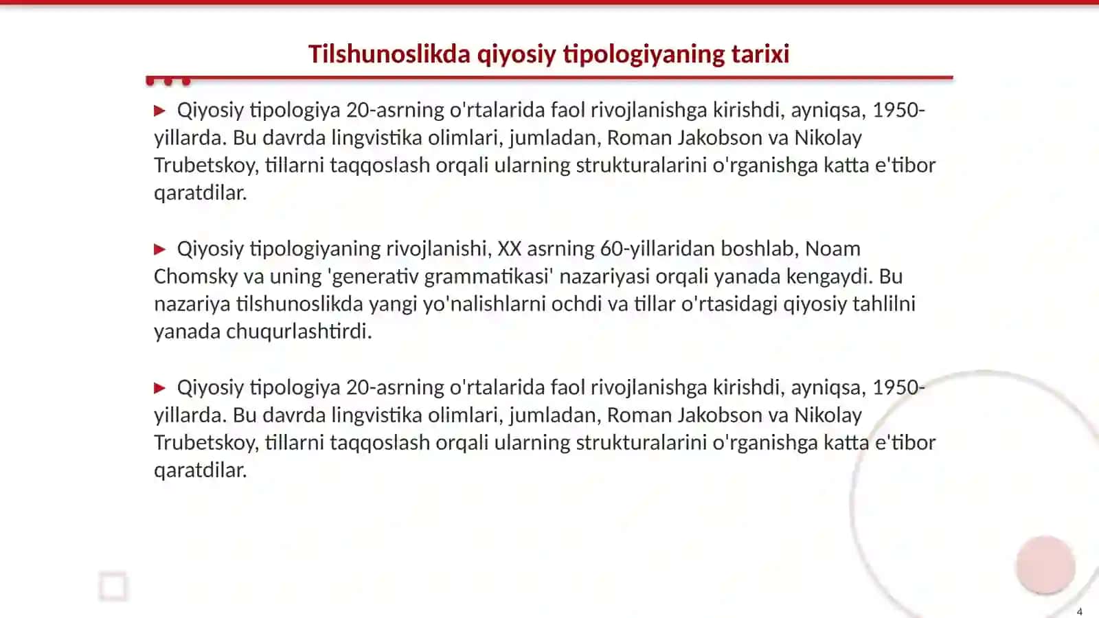 Qiyosiy tipologiya tilshunoslik fani sifatida 4